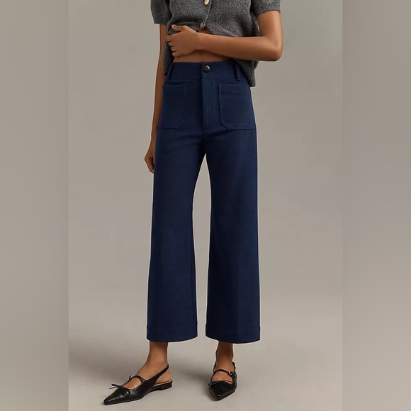 Maeve Pants - MAEVE | cropped wide leg pant | size 34